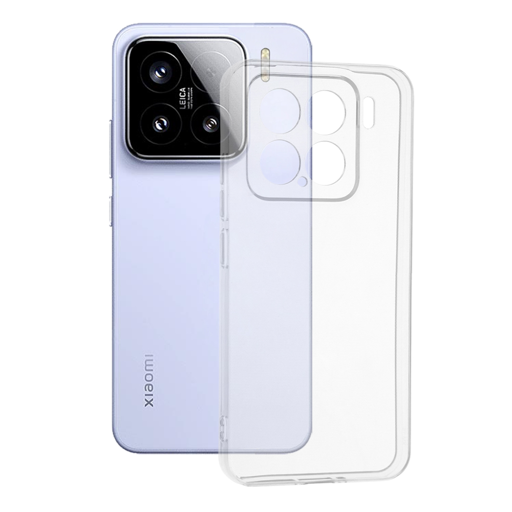 Калъф за Xiaomi 15 - Techsuit Прозрачен Silicone - Прозрачен