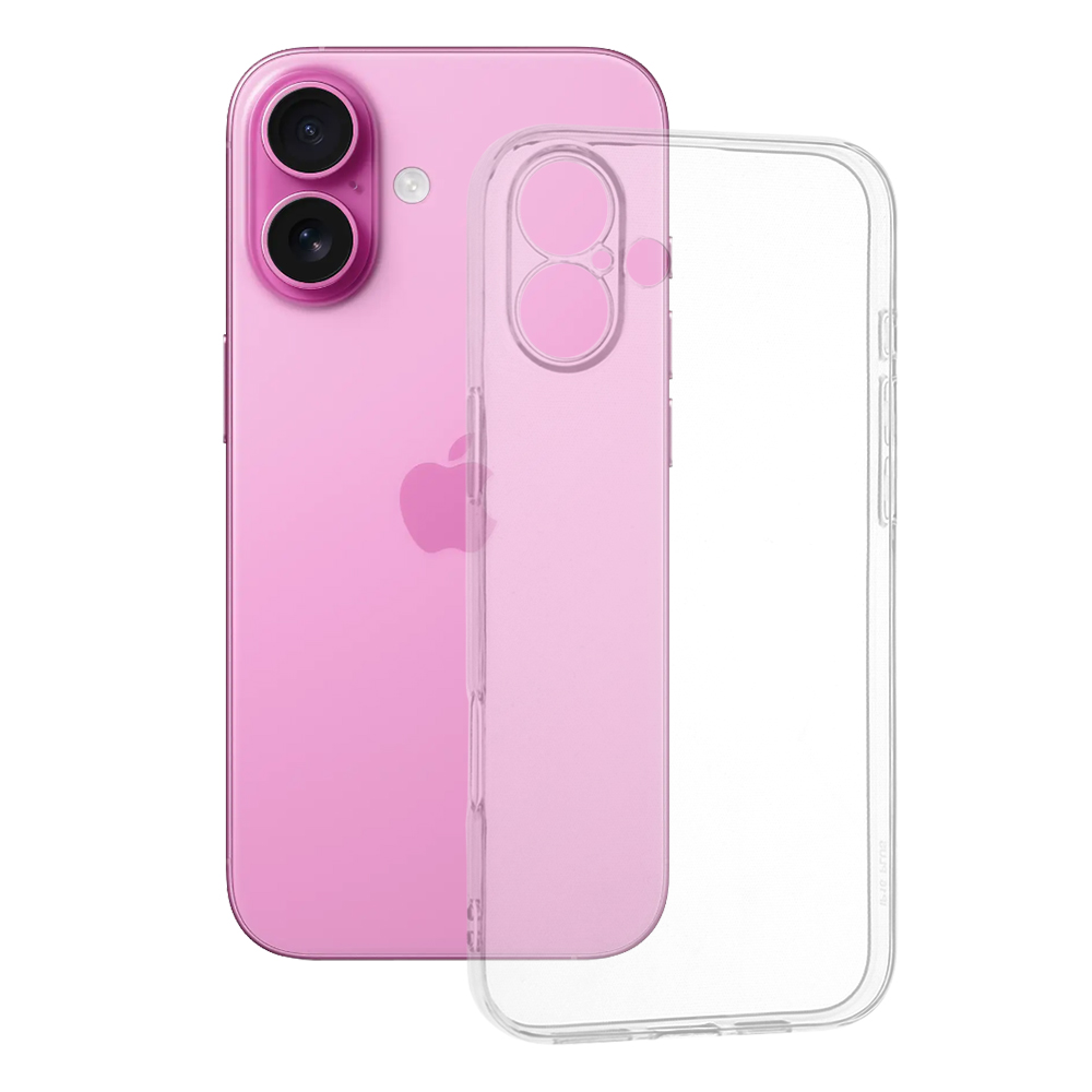 Калъф за iPhone 16 Plus - Techsuit Прозрачен Silicone - Прозрачен