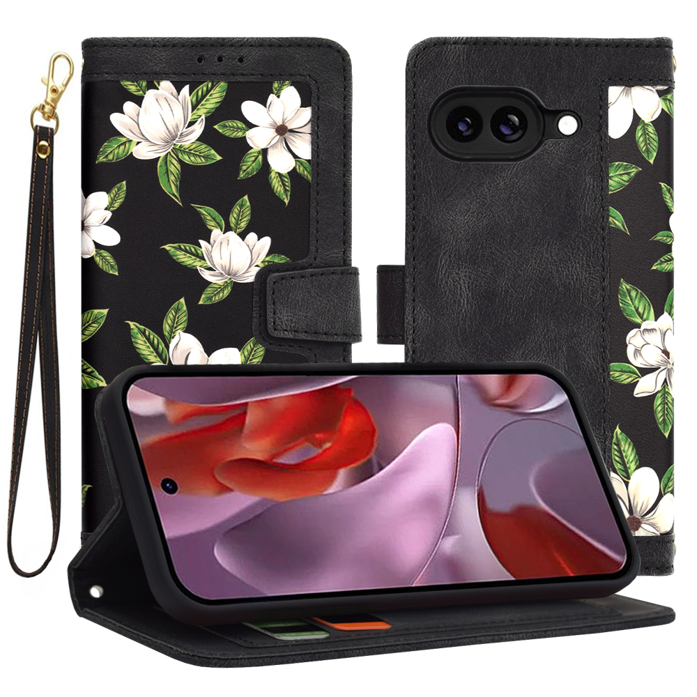 Корица за Google Pixel 9a - Techsuit FlipCraft - Flowers of the Dawn