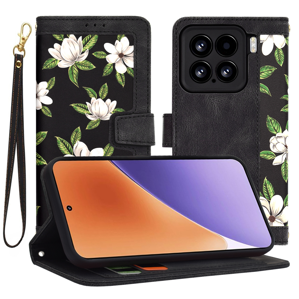 Калъф за Xiaomi 15 - Techsuit FlipCraft - Flowers of the Dawn
