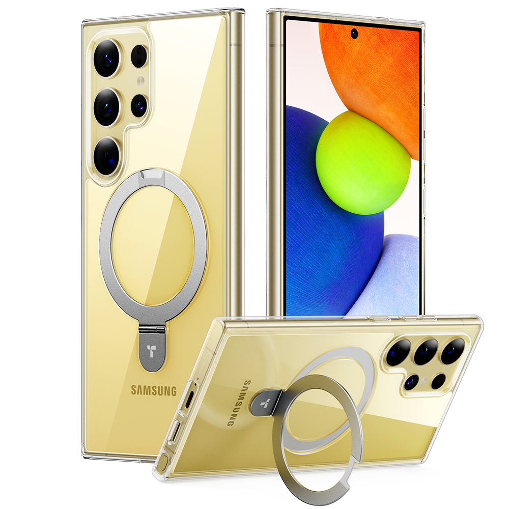 Калъф за Samsung Galaxy S24 Ultra - Torras Ostand MagSafe Series - Прозрачен
