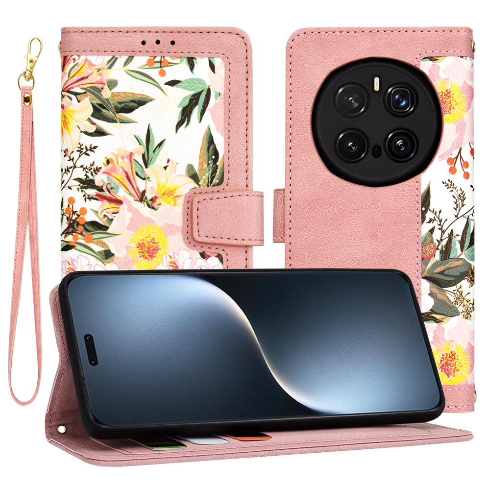 Калъф за Honor Magic7 Pro - Techsuit FlipCraft - Sweetheart Розов