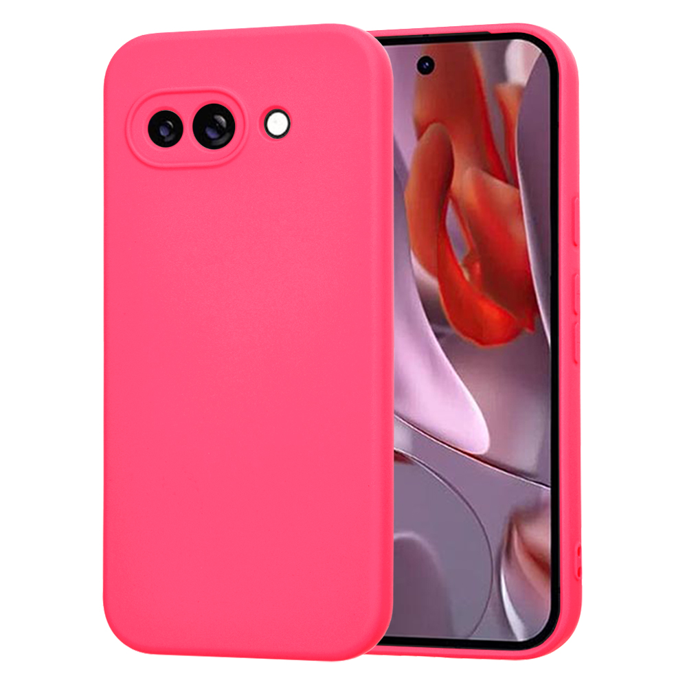 Калъф за Google Pixel 9a - Techsuit SoftFlex - Hot Розов