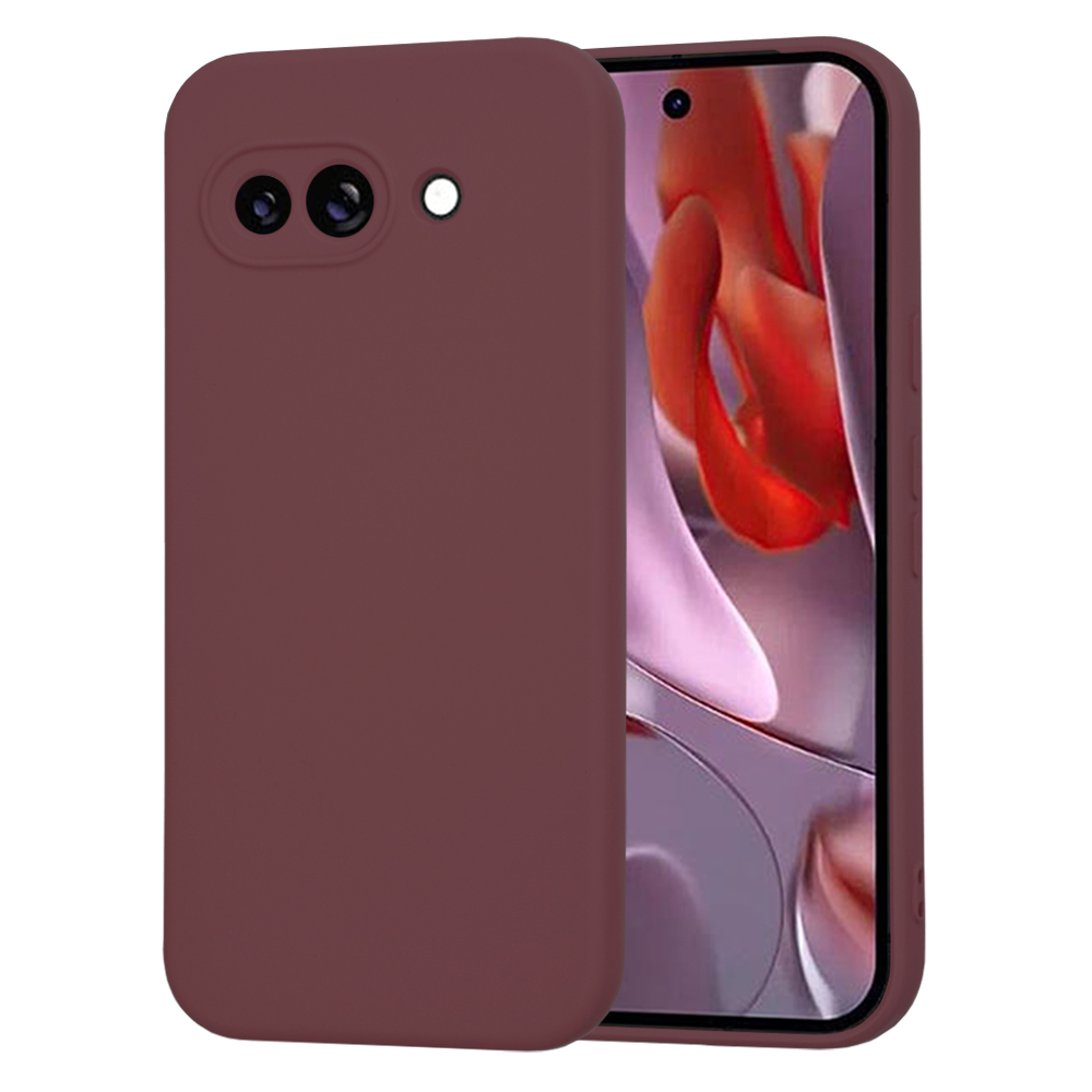Калъф за Google Pixel 9a - Techsuit SoftFlex - Plum Червен