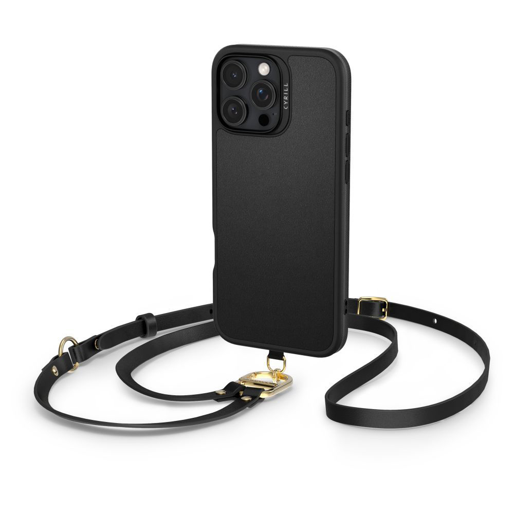 Калъф за iPhone 16 Pro Max - Spigen Cyrill Kajuk Classic Charm MagSafe (ACS08400) - Черен