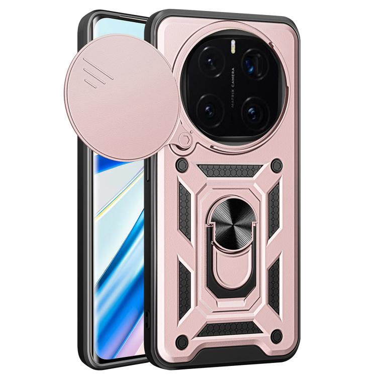 Калъф за Honor Magic7 Pro - Techsuit CamShield Series - Розово злато