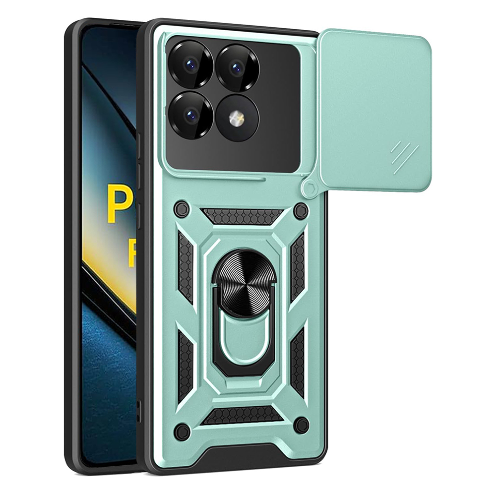 Калъф за Xiaomi Poco F6 Pro - Techsuit CamShield Series - Зелен