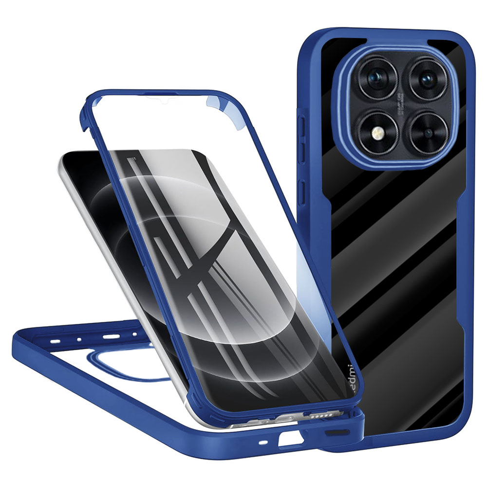 Калъф за Xiaomi Redmi Note 14 Pro 5G / Note 14 Pro+ 5G / Poco X7 + капак - Techsuit ColorVerse 360 Series - Син