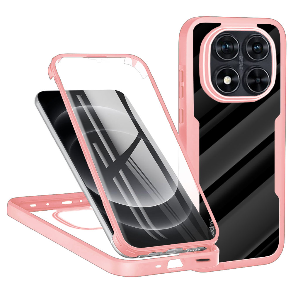 Калъф за Xiaomi Redmi Note 14 Pro 5G / Note 14 Pro+ 5G / Poco X7 + капак - Techsuit ColorVerse 360 Series - Розов