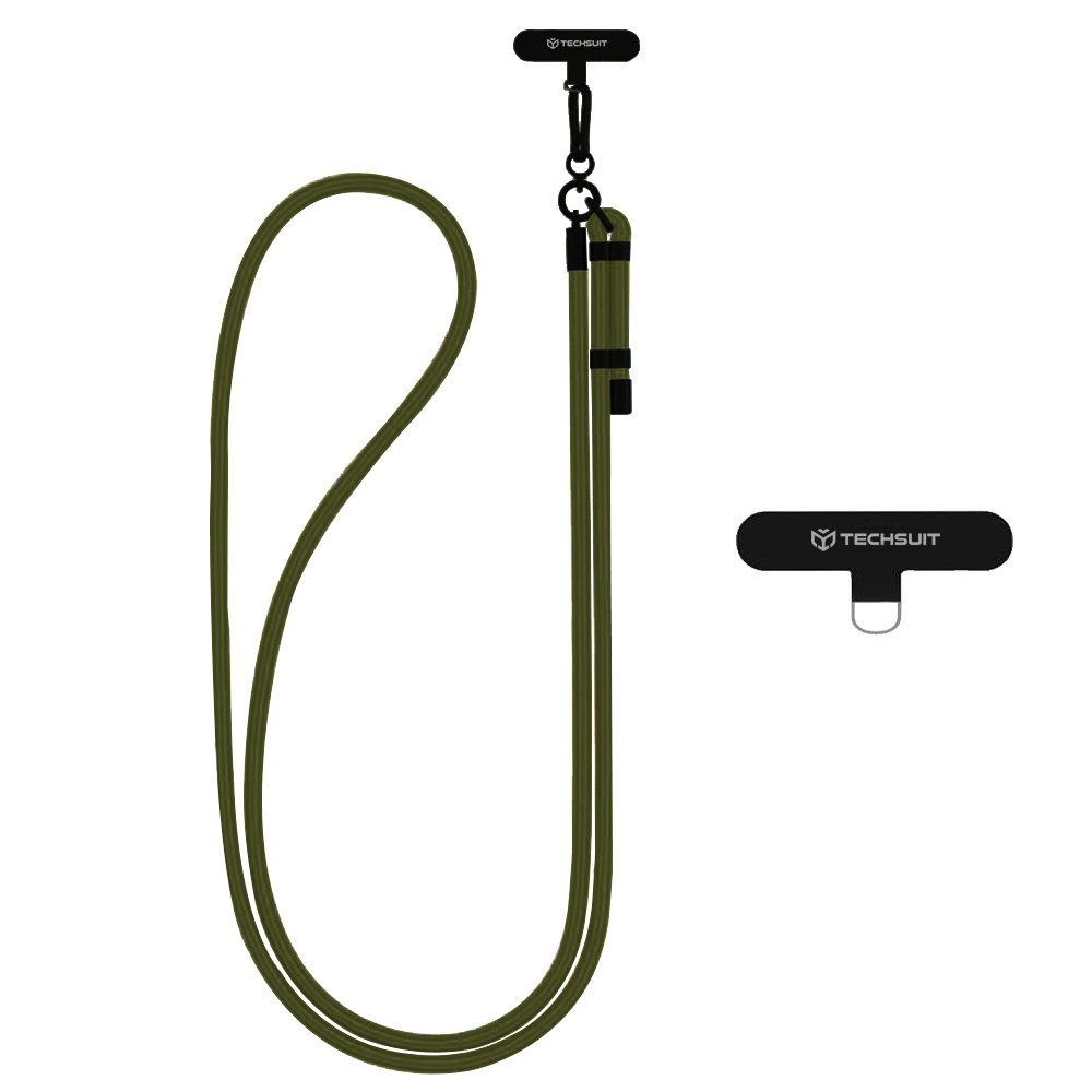 Връзка за телефон - Techsuit Rope Crossbody Strap (RCS1-06) - Moss Зелен