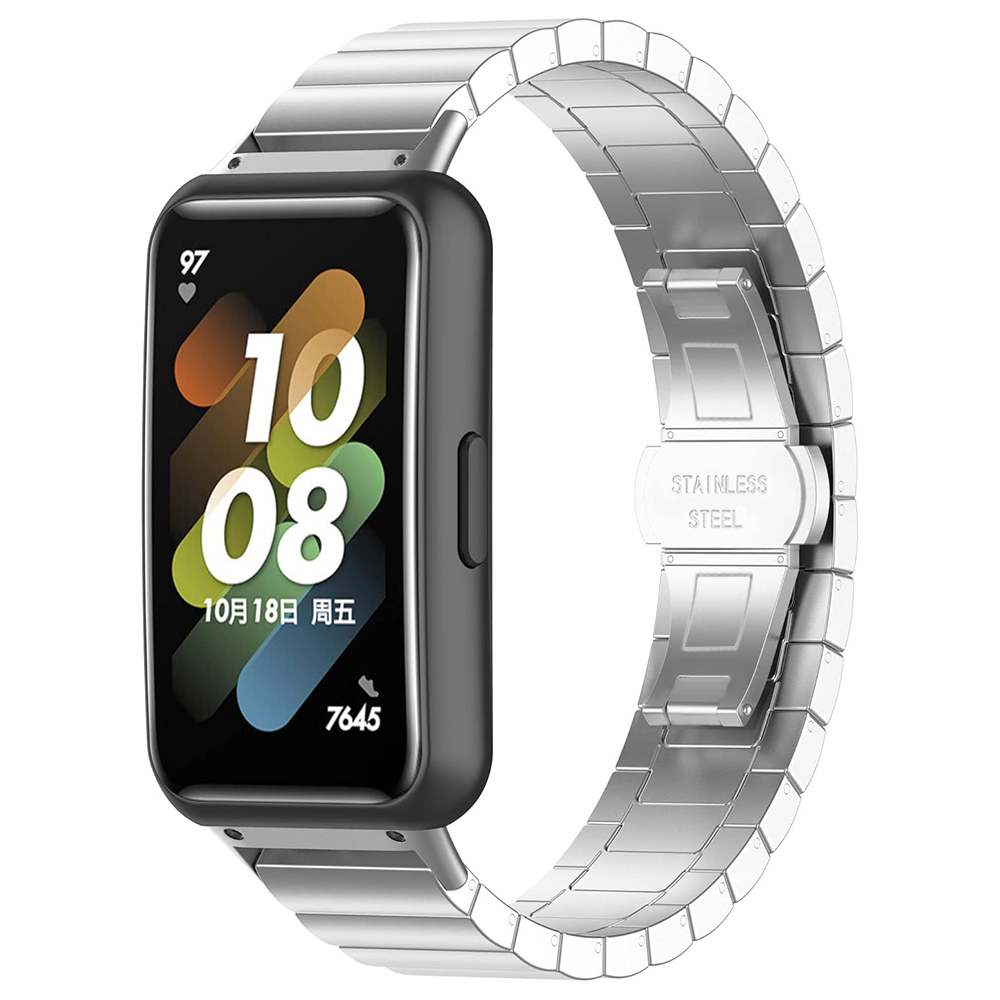 Каишка за Garmin Fenix 5/5 Plus 6/6 Pro/7/Forerunner 935/945/970/ Approach S60 - Techsuit Каишка за часовник QuickFit 22mm (W012) - Сребрист