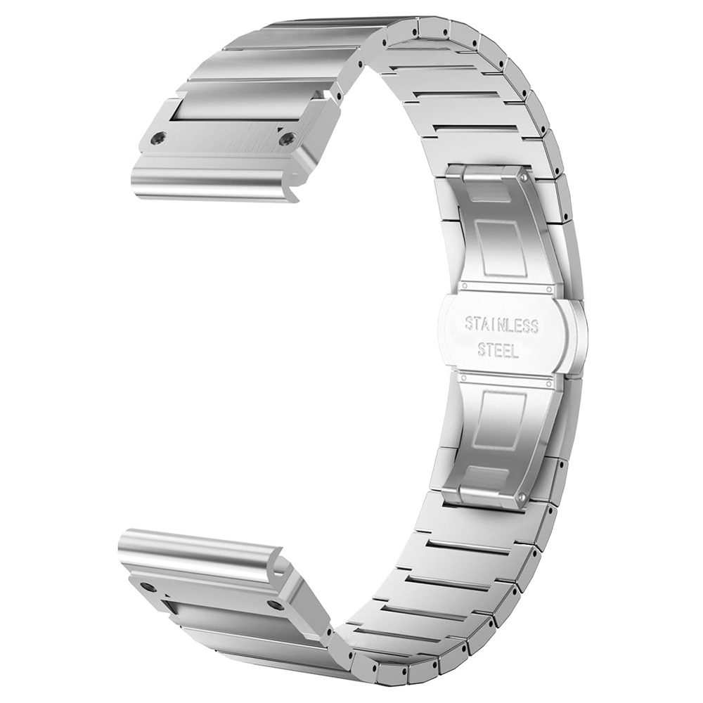 Каишка за Garmin Fenix 3/3 HR/5X/5X Plus/6X/6X Pro/7X/7X Pro Solar - Techsuit Каишка за часовник QuickFit 26mm (W012) - Сребрист