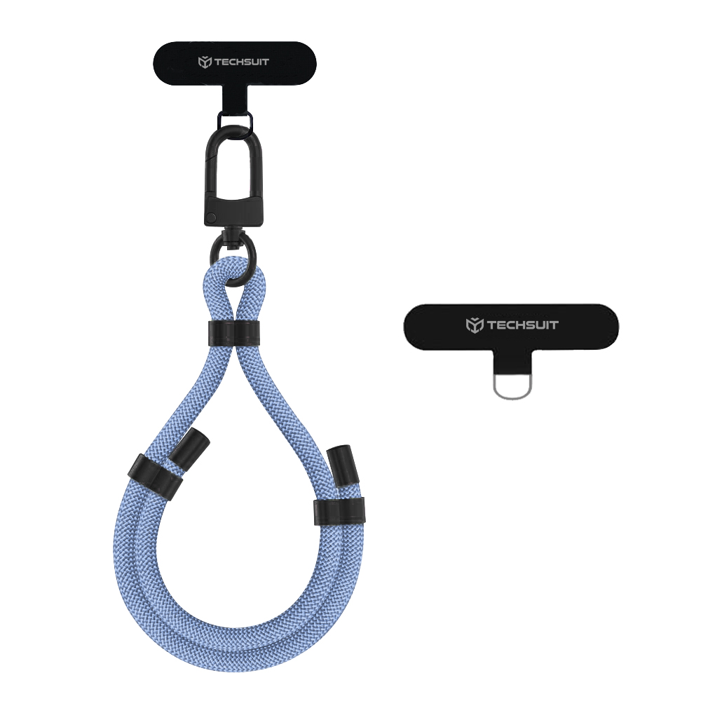 Каишка за телефон - Techsuit Rope Wrist Strap (RWS1-21-23) - Пепеляво сиво