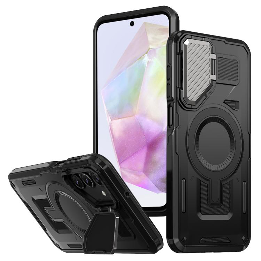 Калъф за Samsung Galaxy A35 5G - Techsuit CamVault MagSafe - Черен