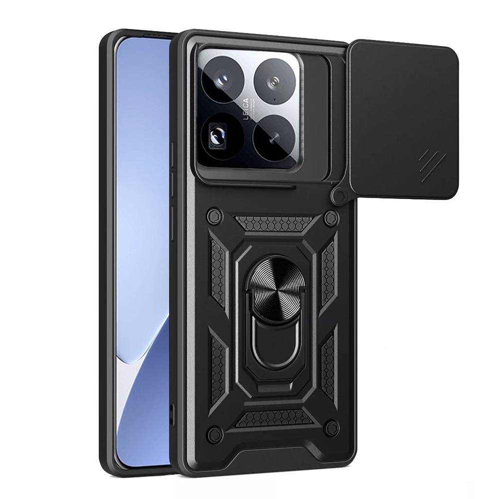 Калъф за Xiaomi 15 Pro - Techsuit CamShield Series - Черен
