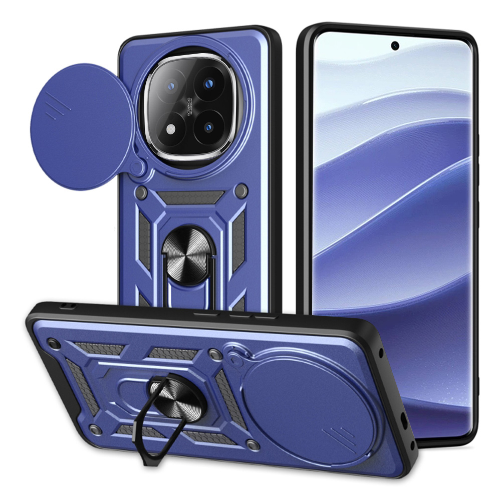 Калъф за Xiaomi Redmi Note 14 Pro+ 5G - Techsuit CamShield Series - Син