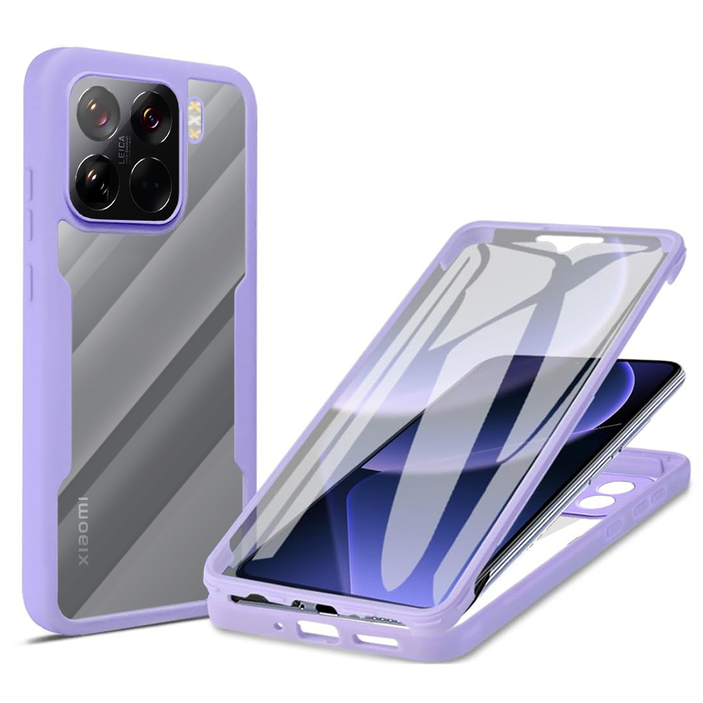 Калъф за Xiaomi 15 Pro + Капак - Techsuit ColorVerse 360 Series - Лилав