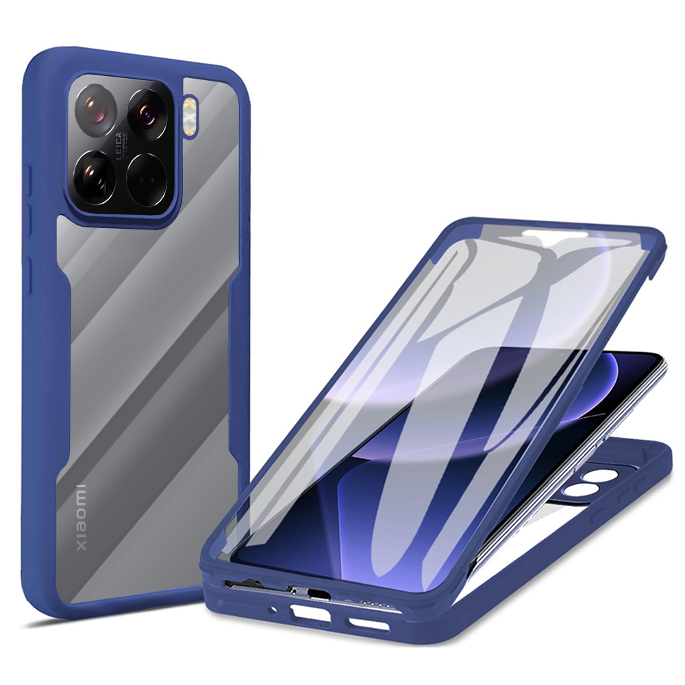 Калъф за Xiaomi 15 Pro + Капак - Techsuit ColorVerse 360 Series - Син