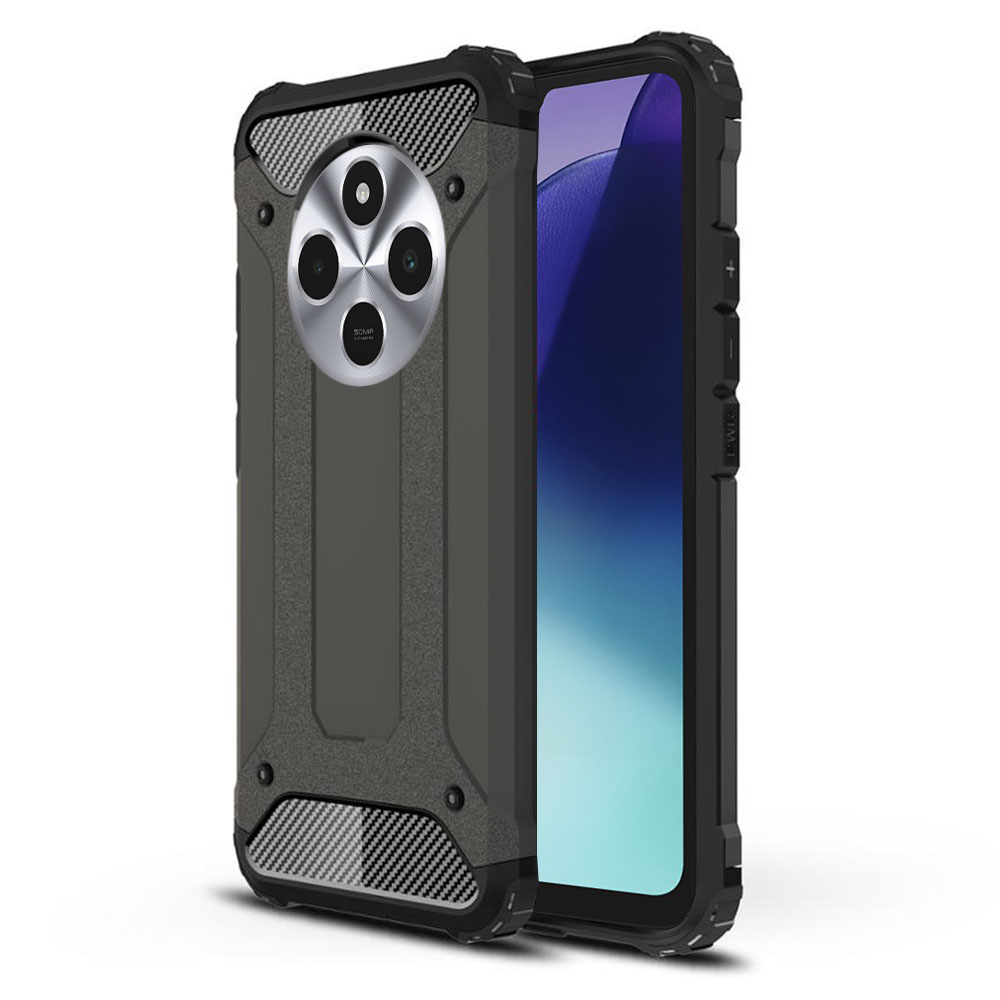 Калъф за Xiaomi Redmi 14C / Poco C75 - Techsuit Hybrid Armor - Черен