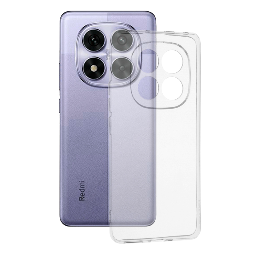 Калъф за Xiaomi Redmi Note 14 Pro 5G / Poco X7 - Techsuit Прозрачен Silicone - Прозрачен