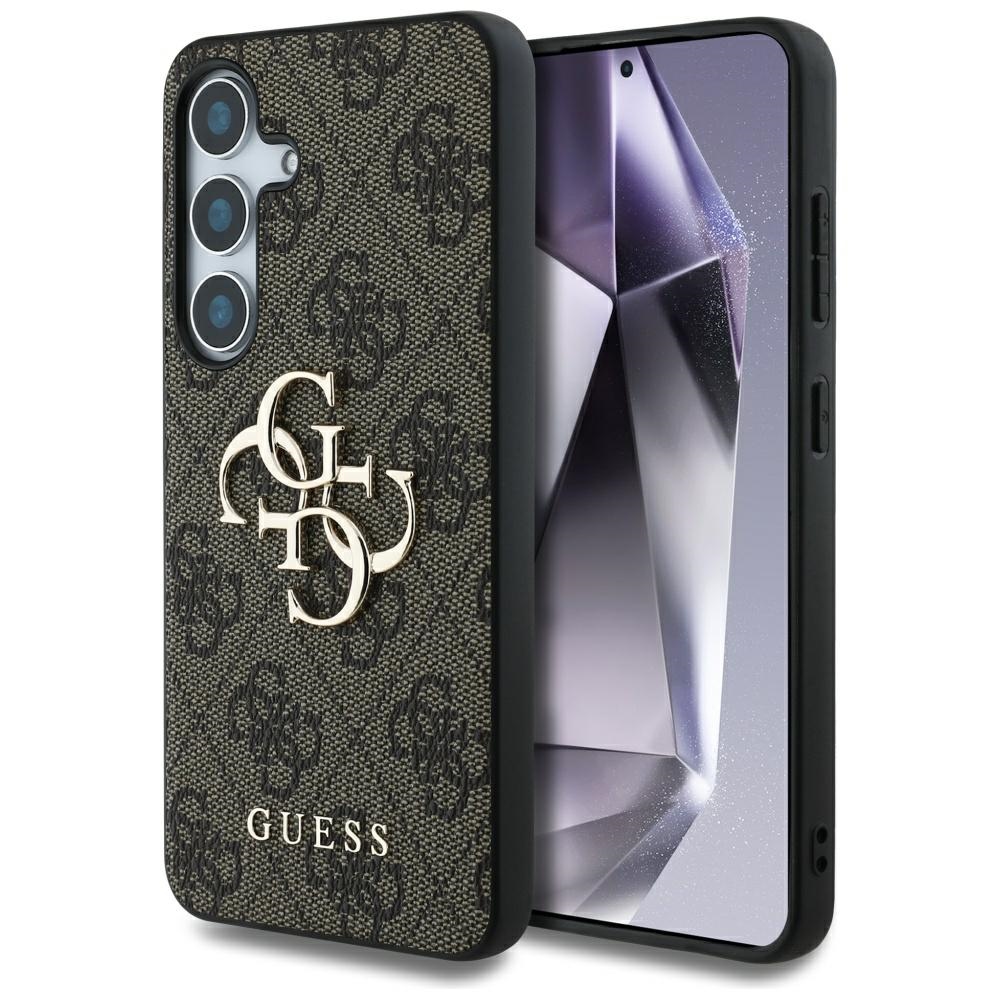 Калъф за Samsung Galaxy S25 Plus - Guess Hardcase 4G Big Metal Logo (GUHCS25M4GMGMGBR) - Кафяв