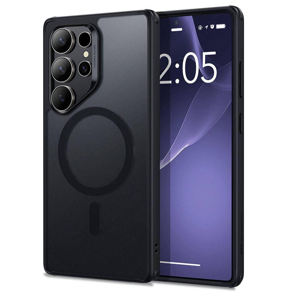 Калъф за Samsung Galaxy S25 Ultra - ESR Classic Hybrid HaloLock - Frosted Черен