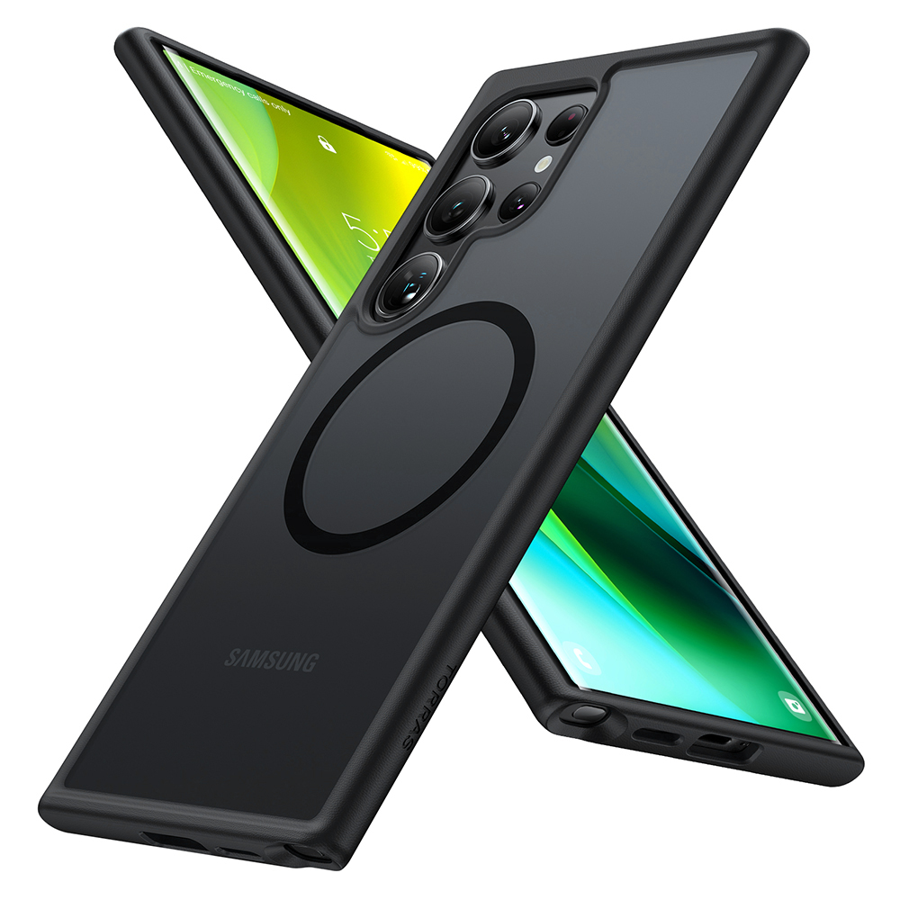 Калъф за Samsung Galaxy S24 Ultra - Torras Guardian Magnetic Series - Черен
