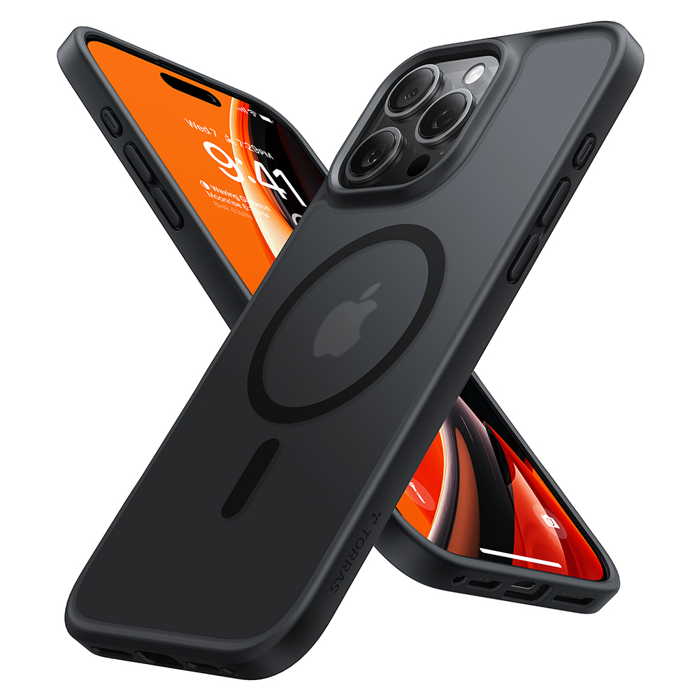 Калъф за iPhone 16 Pro Max - Torras Guardian Magnetic Series - Черен