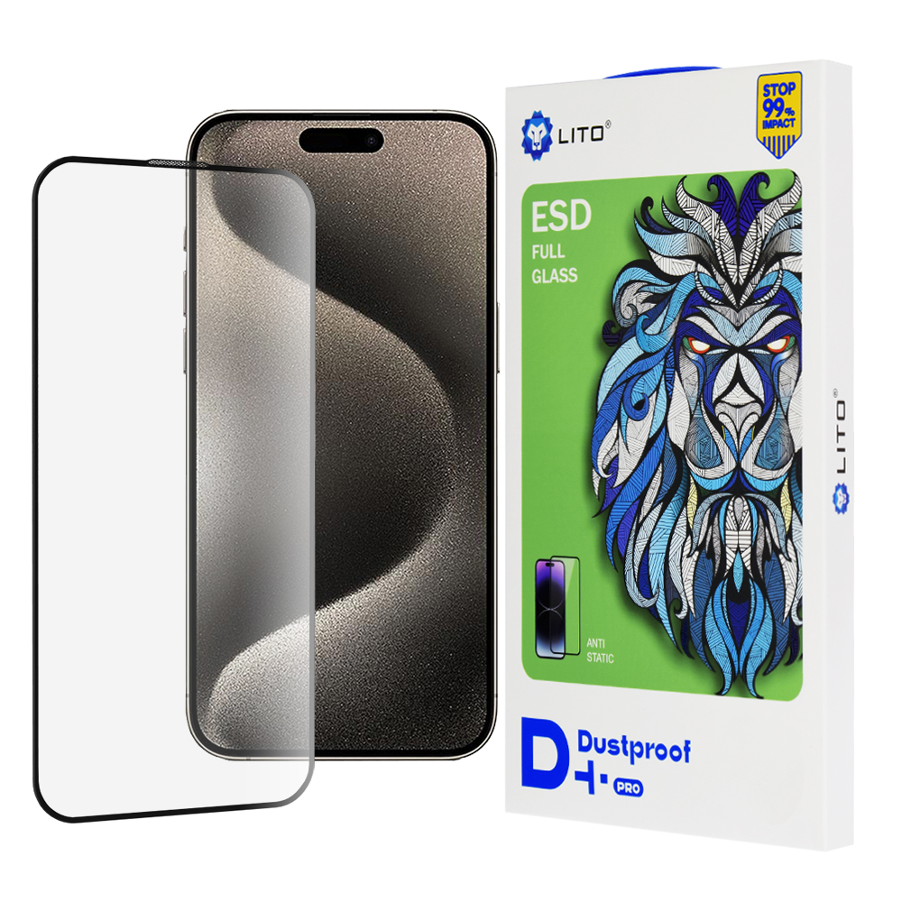 Калъф за iPhone 15 - Lito D+ Pro Dustproof - Черен