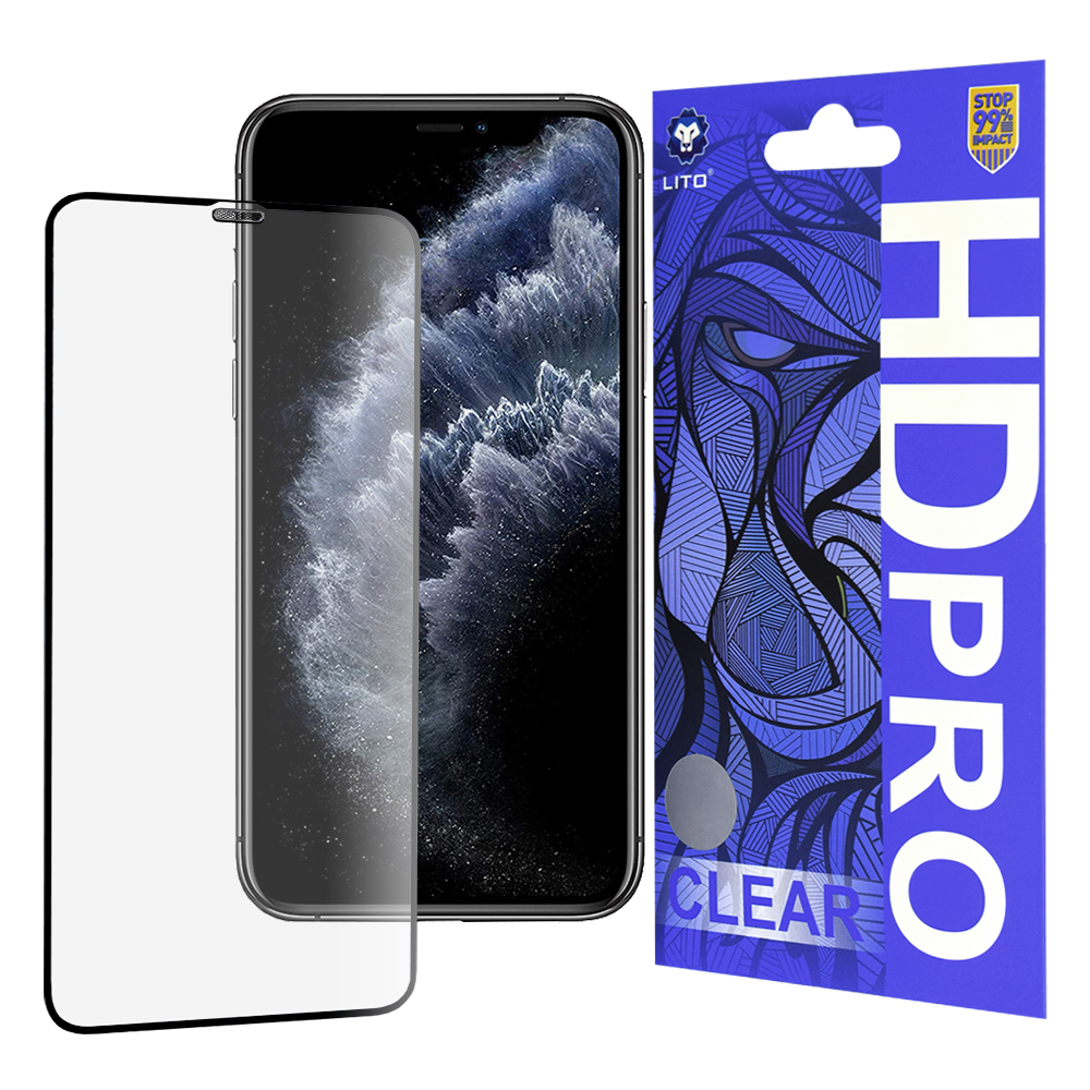 Калъф за iPhone XS Max / iPhone 11 Pro Max - Lito HD Pro Прозрачен - Черен