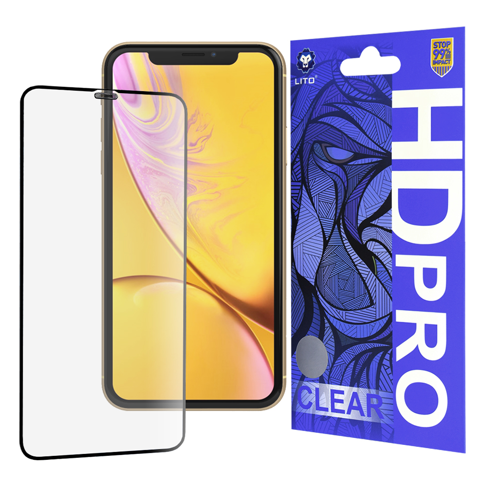Калъф за iPhone XR / iPhone 11 - Lito HD Pro Прозрачен - Черен