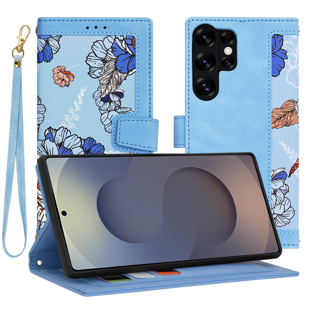 Калъф за Samsung Galaxy S25 Ultra - Techsuit FlipCraft - Vibrant Син
