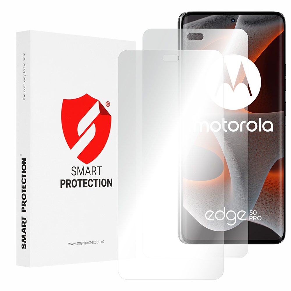 [2x Pack] Motorola Edge 50 Pro - Smart Protection Classic - Прозрачен