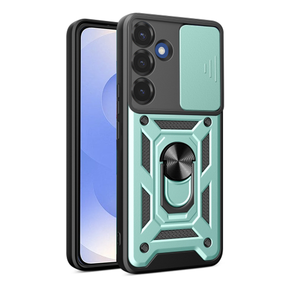 Калъф за Samsung Galaxy S25 - Techsuit CamShield Series - Зелен