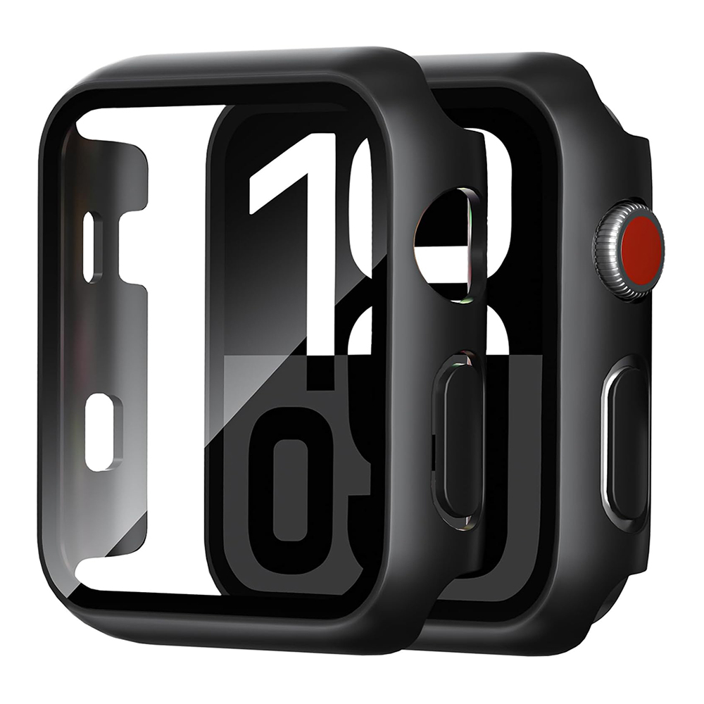 Калъф за Apple Watch 1 / 2 / 3 (38mm) + калъф - Techsuit Defense360 Pro - Черен
