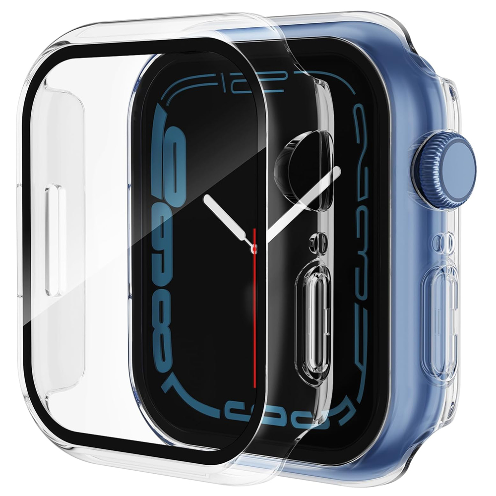Калъф за Apple Watch 7 (41mm) + калъф - Techsuit Defense360 Pro - Прозрачен