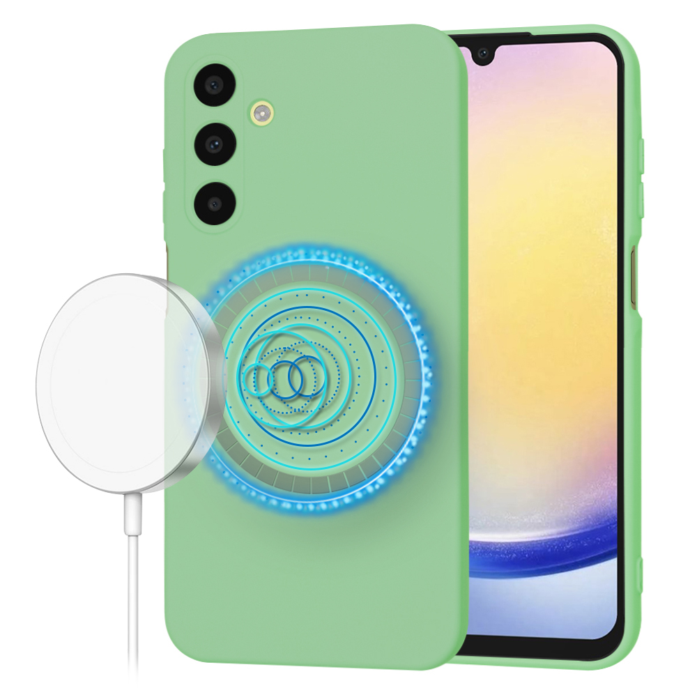 Калъф за Samsung Galaxy A25 5G - Techsuit SoftFlex MagSafe - Mint Зелен