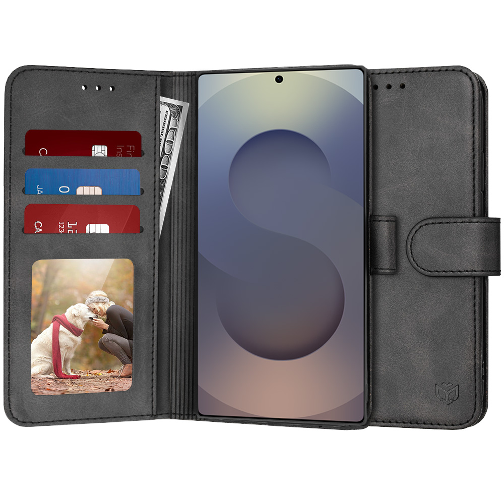 Калъф за Samsung Galaxy S25 Ultra - Techsuit Diary Book - Черен