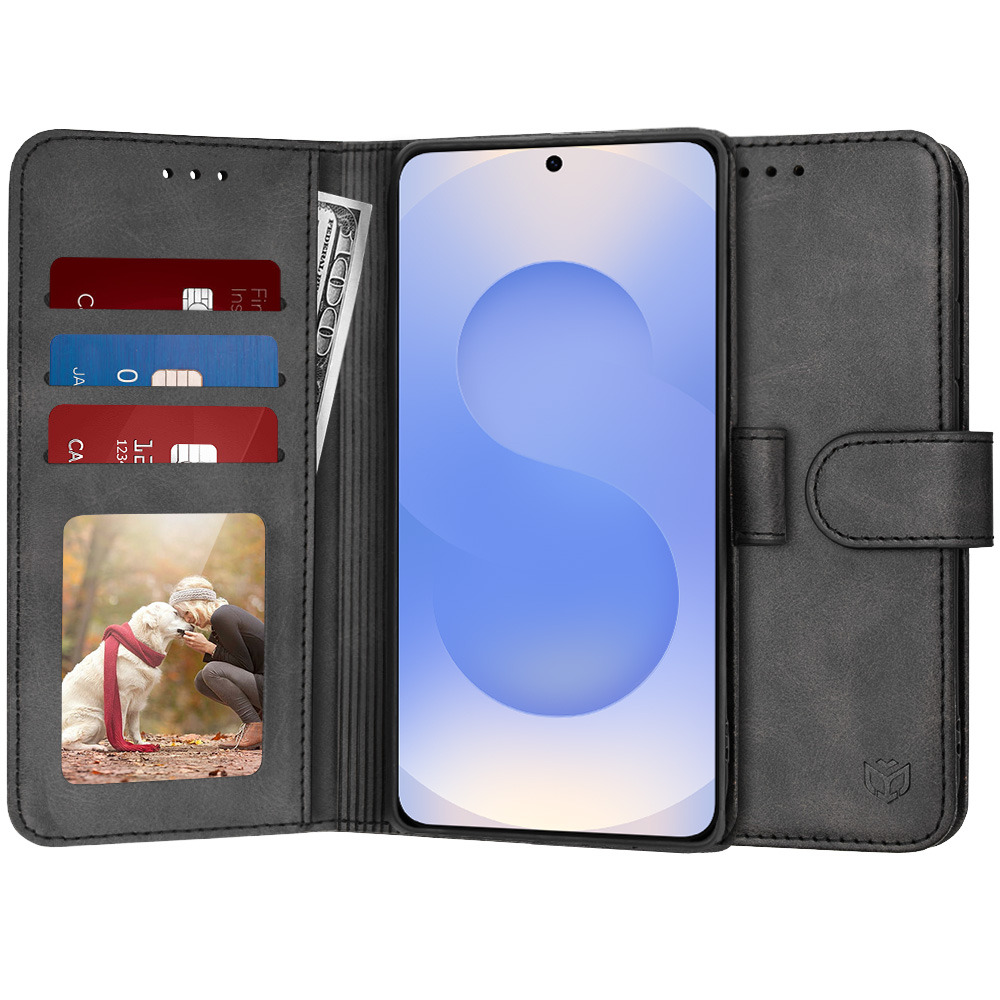 Калъф за Samsung Galaxy S25 - Techsuit Diary Book - Черен
