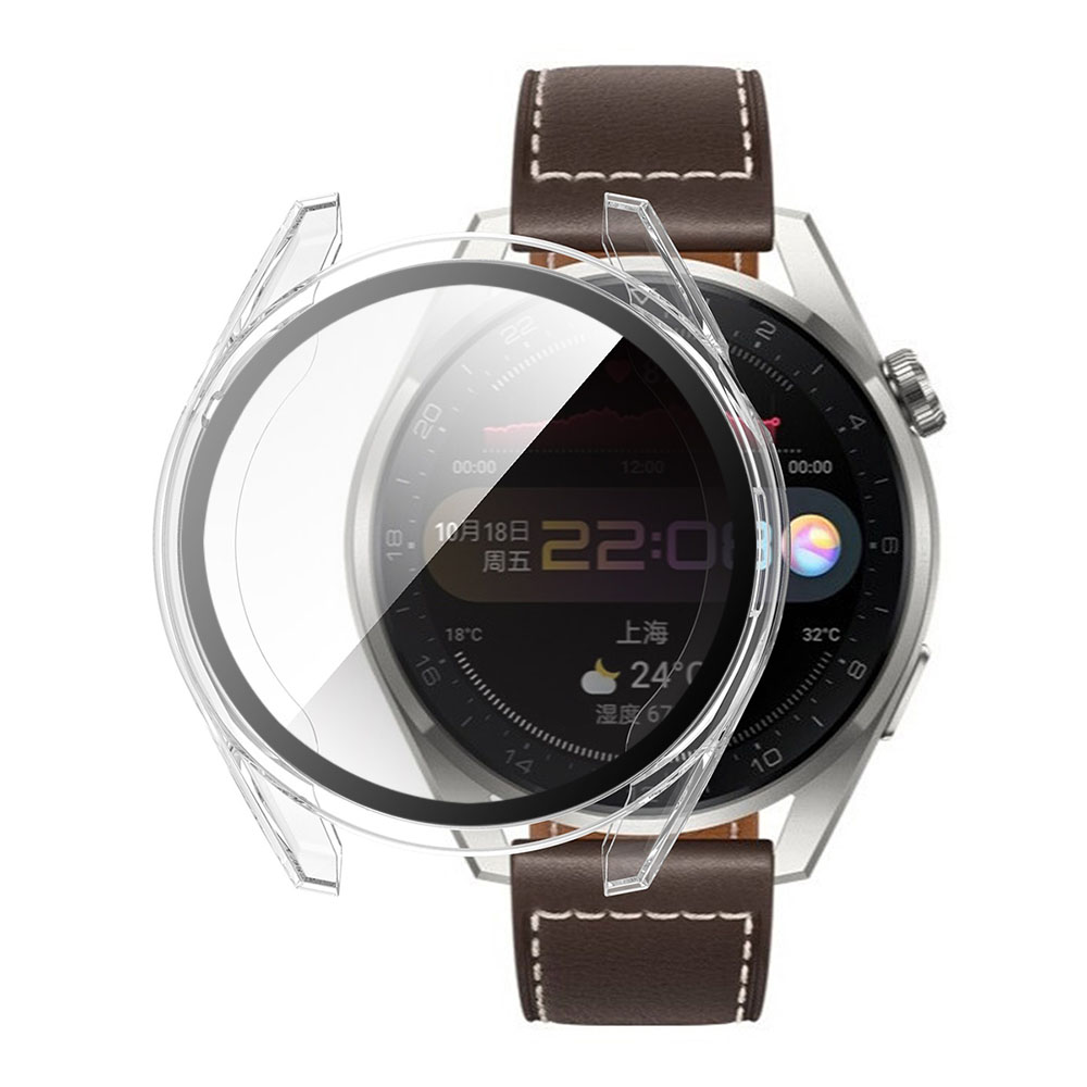 Калъф за Huawei Watch 3 Pro + калъф - Techsuit Defense360 Pro - Прозрачен