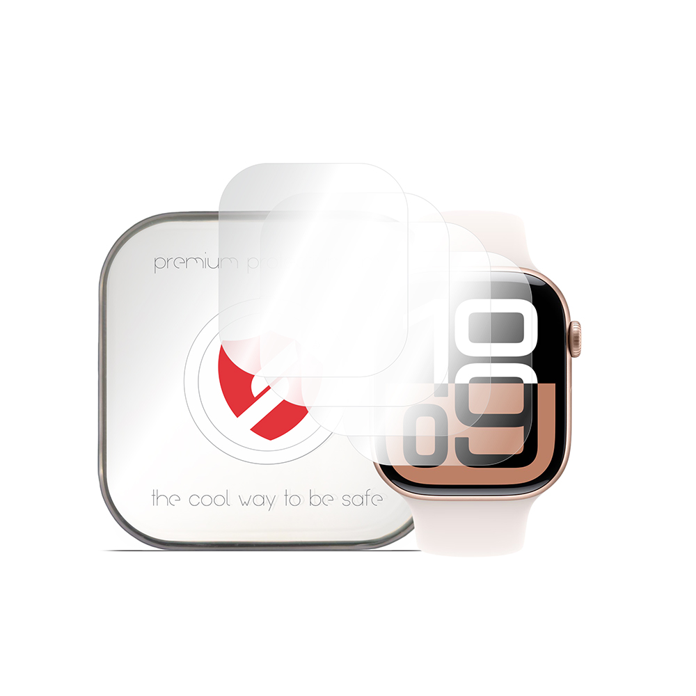[4x Pack] Apple Watch 10 42mm / Watch 11 42mm - Smart Protection Classic - Прозрачен