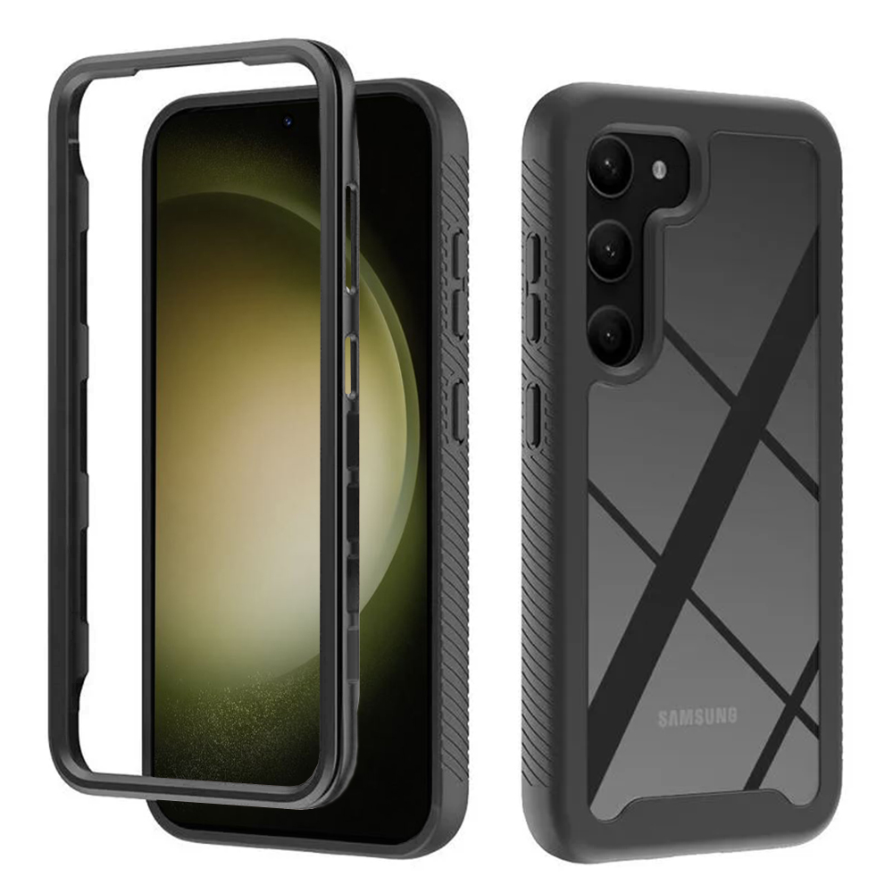 Калъф за Samsung Galaxy S23 Plus + Чантичка - Techsuit Defense360 Pro - Черен