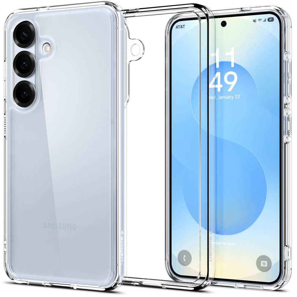 Калъф за Samsung Galaxy S25 - Spigen Ultra Hybrid (ACS09006) - Crystal Прозрачен