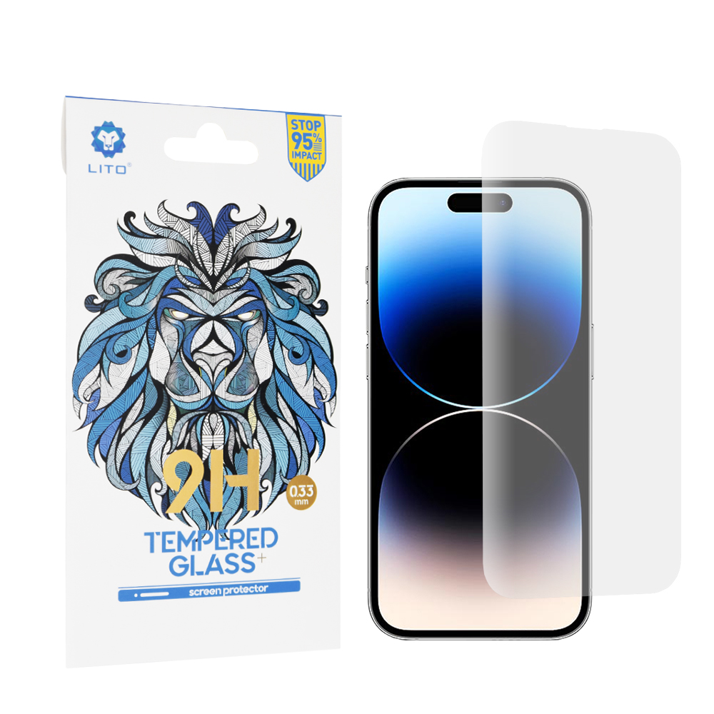 Калъф за iPhone 14 Pro - Lito 2.5D Classic Glass - Прозрачен