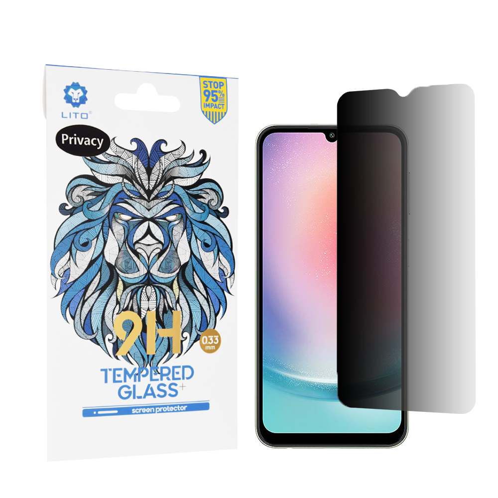 Капак за Samsung Galaxy A24 - Lito 2.5D Classic Glass - Privacy