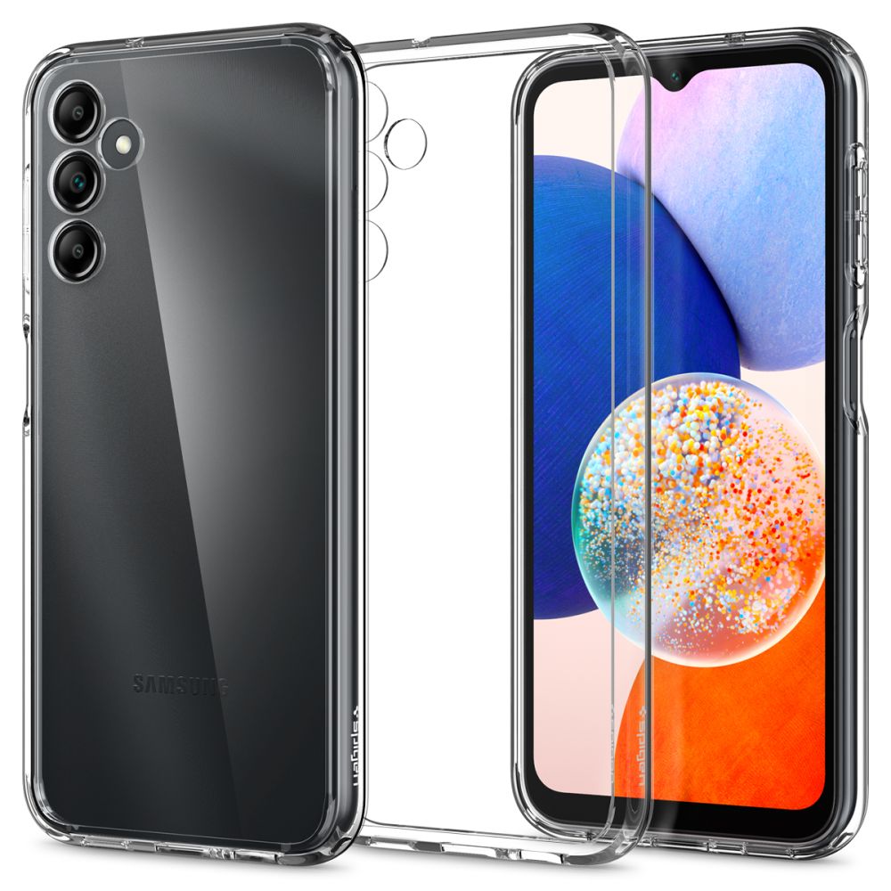 Калъф за Samsung Galaxy A14 5G - Spigen Ultra Hybrid (ACS05846) - Прозрачен