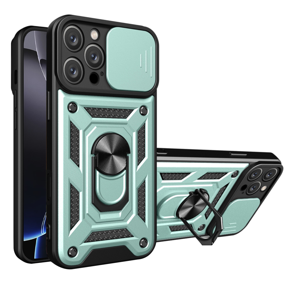 Калъф за iPhone 16 Pro - Techsuit CamShield Series - Зелен