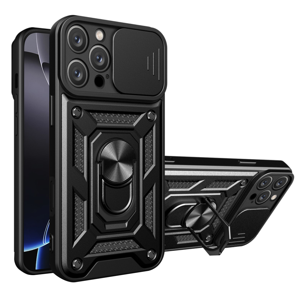 Калъф за iPhone 16 Pro Max - Techsuit CamShield Series - Черен