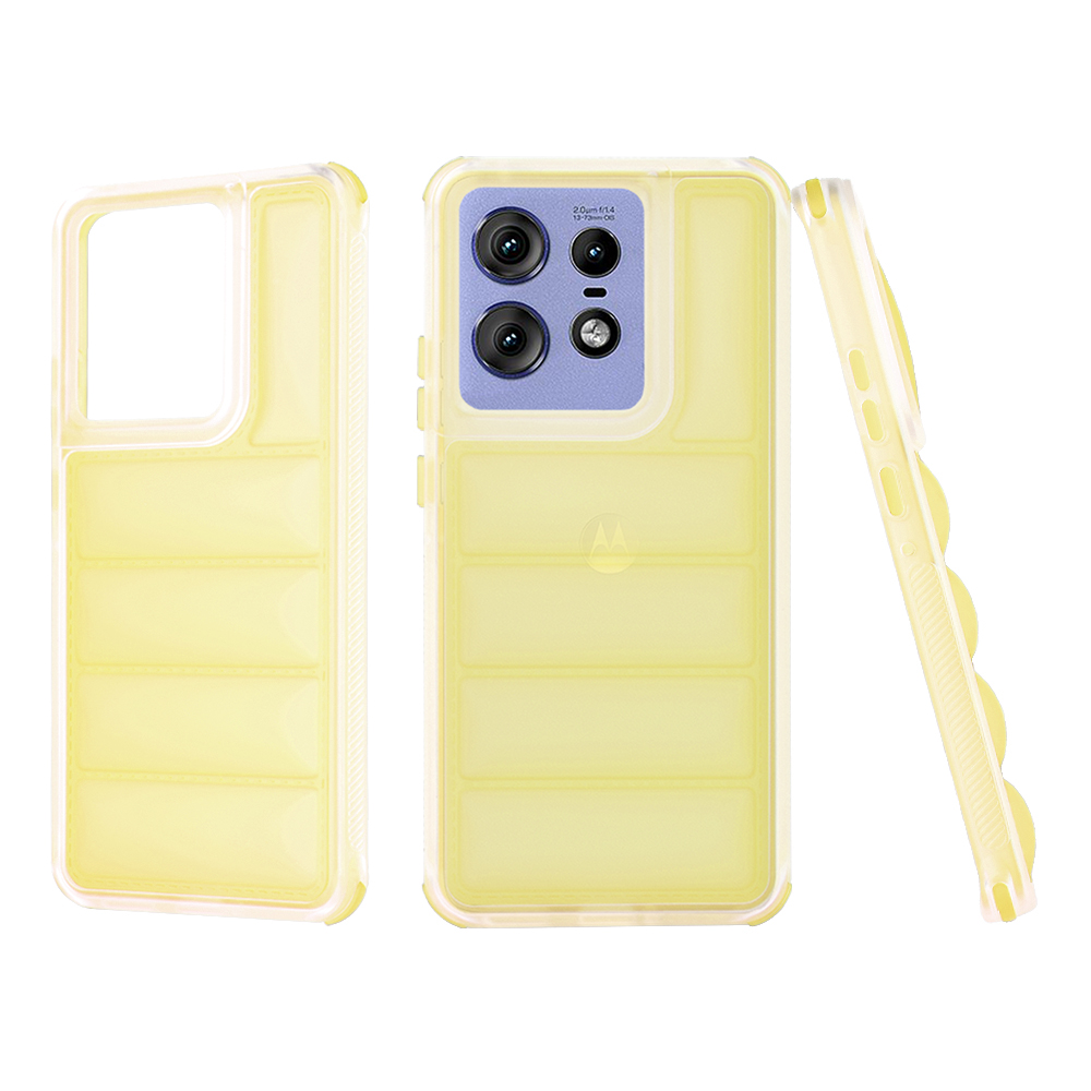 Калъф за Motorola Edge 50 Pro - Techsuit Wave Shield - Жълт