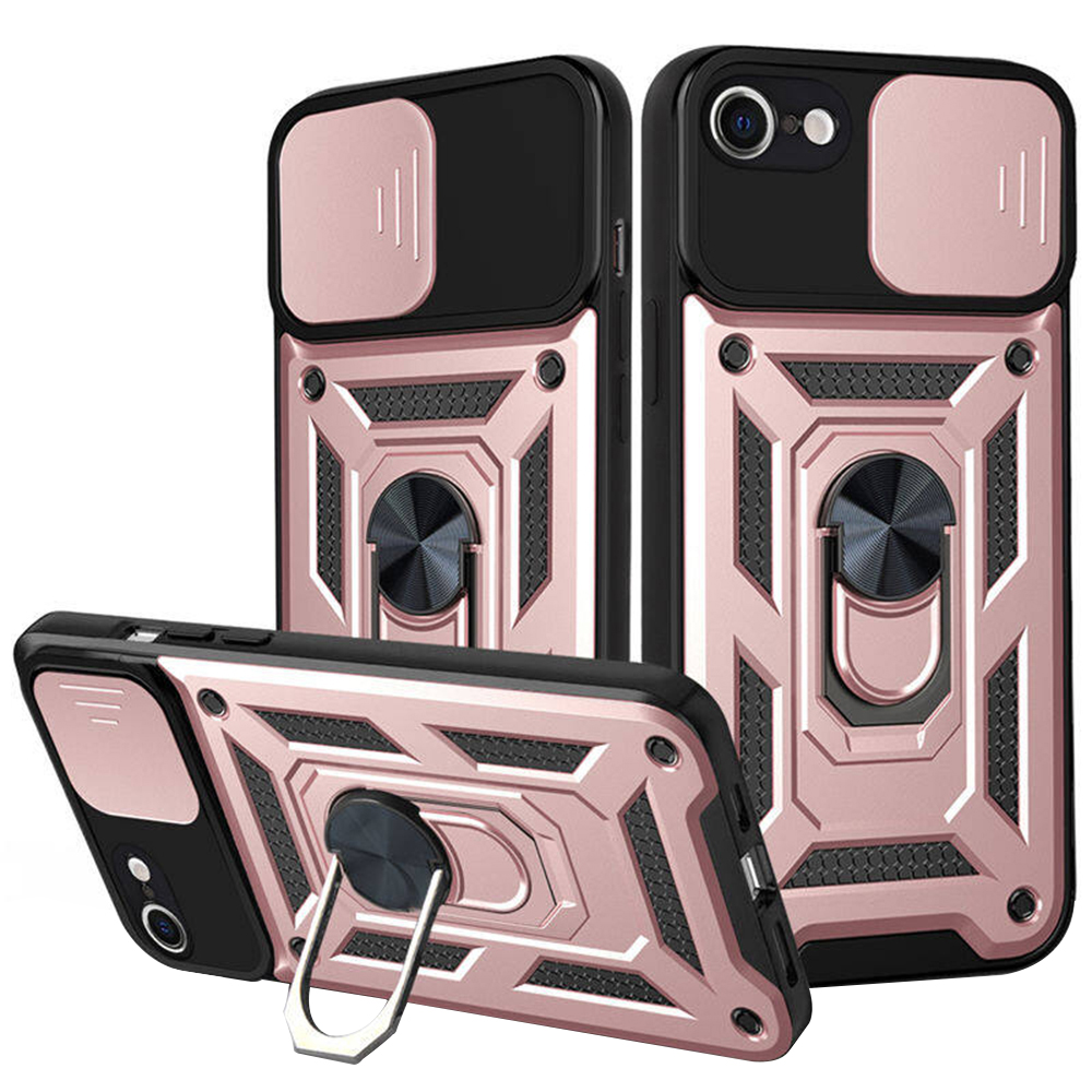 Калъф за iPhone 6 / iPhone 6S - Techsuit CamShield Series - Розово злато